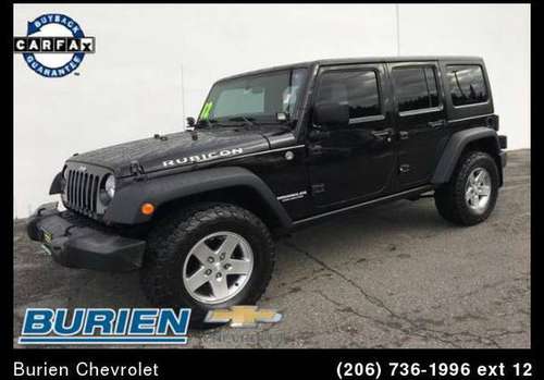 2012 Jeep Wrangler Unlimited Rubicon - - by dealer for sale in Seattle, WA