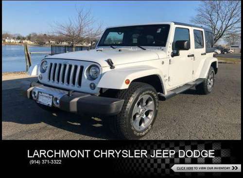 2017 Jeep Wrangler Unlimited Sahara - - by dealer for sale in Larchmont, NY