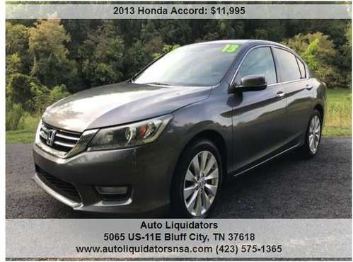 2013 Honda Accord EX L V6 4dr Sedan 114333 Miles for sale in Bluff City, TN