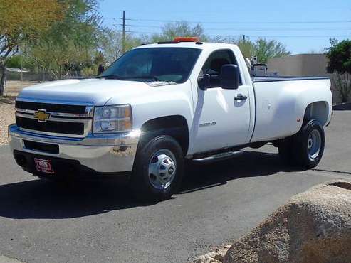 2013 CHEVY 3500 HD REGULAR CAB DUALLY WORK TRUCK LOW MILES - cars & for sale in phoenix, NM