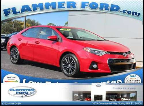 2015 Toyota Corolla 4dr Sdn CVT S Plus - cars & trucks - by dealer -... for sale in Spring Hill, FL