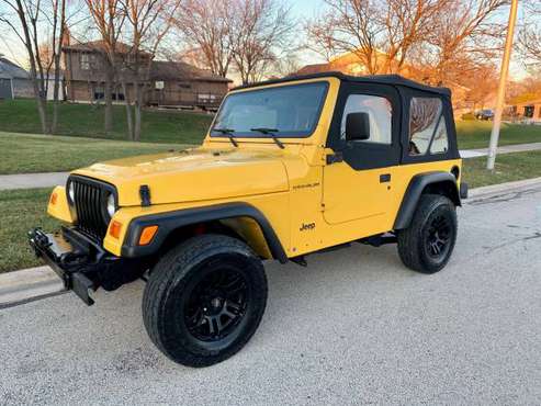 2002 jeep Wrangler 4x4 91,000miles - cars & trucks - by owner -... for sale in Addison, IL