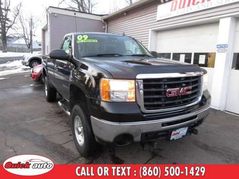 2009 GMC Sierra 2500HD 4WD Reg Cab 133 Work Truck with - cars & for sale in Bristol, CT