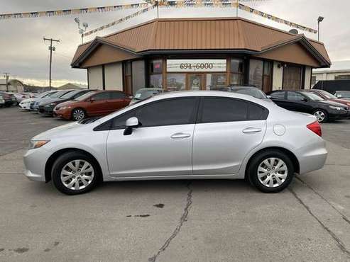 2012 Honda Civic LX Sedan 5-Speed AT Financing Available - cars &... for sale in Billings, MT