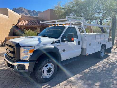 2015 FORD F450 Diesel Utility Bed Work Truck - cars & trucks - by... for sale in Tucson, AZ