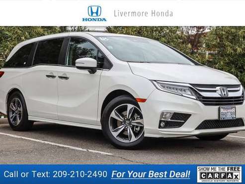2018 Honda Odyssey Touring van White Diamond Pearl - cars & trucks -... for sale in Livermore, CA