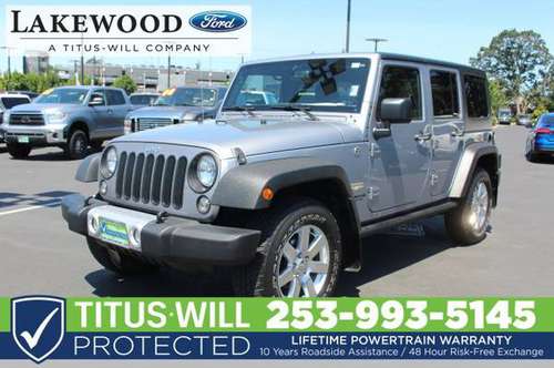 ✅✅ 2015 Jeep Wrangler Unlimited 4WD 4dr Sahara Convertible for sale in Lakewood, WA