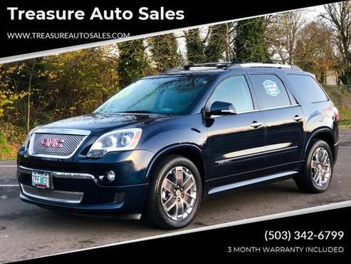 2012 GMC ACADIA AWD 4DR 3RD ROW SUV 2011 2013 2014 - cars & trucks -... for sale in Gladstone, OR