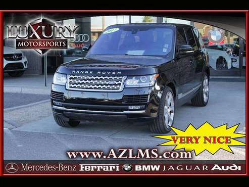 15570 - 2017 Land Rover Range Rover V8 Supercharged CARFAX 1-Owner for sale in Phoenix, AZ