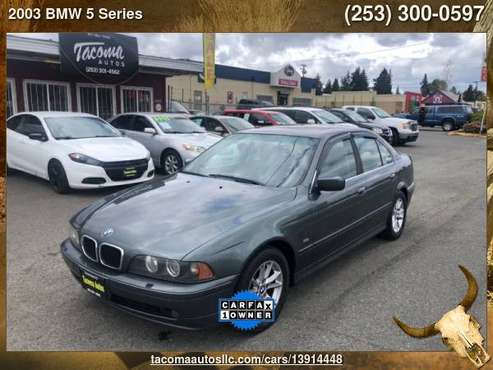 2003 BMW 5 Series 525i 4dr Sedan - - by dealer for sale in Tacoma, WA
