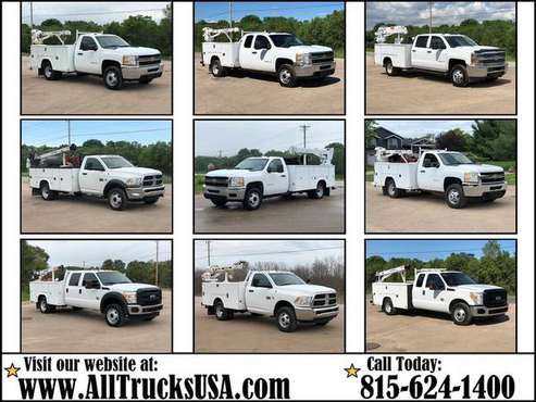Mechanics Crane Truck Boom Service Utility 4X4 Commercial work trucks for sale in central SD, SD
