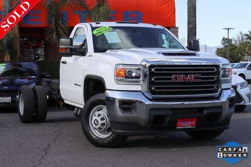 019 GMC Sierra 3500 Diesel Chassis Cab Dually 4x4 Utility Truck for sale in Fontana, CA