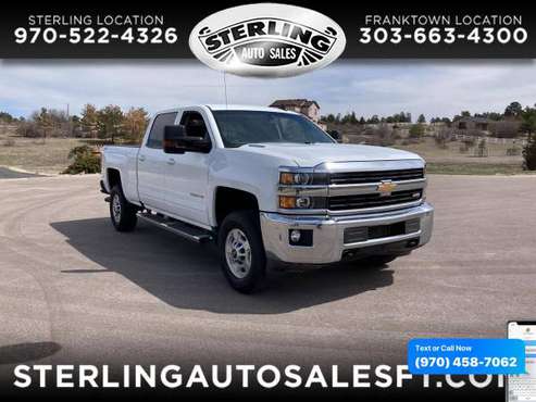 2016 Chevrolet Chevy Silverado 2500HD 4WD Crew Cab 153 7 LT for sale in Sterling, CO