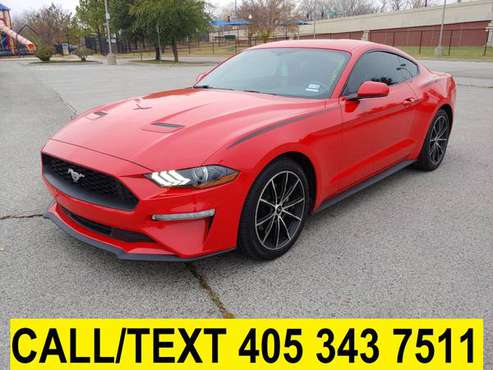 2018 FORD MUSTANG ECOBOOST LOW MILES! 1 OWNER! CLEAN CARFAX! MUST... for sale in Norman, TX