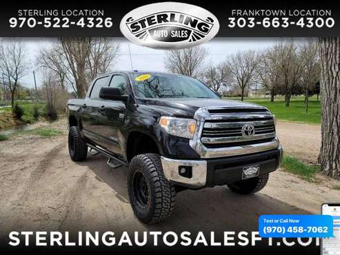 2016 Toyota Tundra 4WD Truck CrewMax 5 7L V8 6-Spd AT TRD Pro (Natl) for sale in Sterling, CO