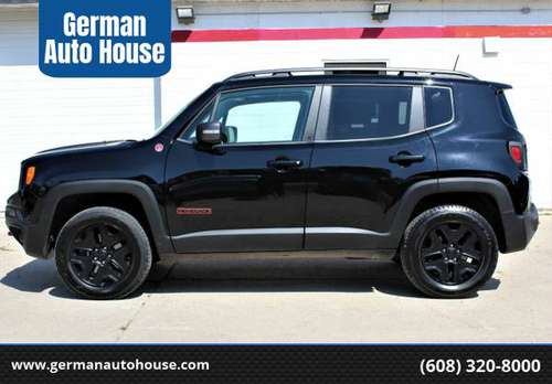 2018 Jeep Renegade Trailhawk*Loaded*Factory Warranty*$315 Per Month* for sale in Fitchburg, WI