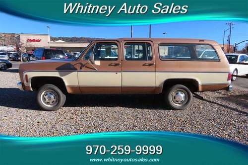 79 GMC 3/4 Ton Suburban 4x4 - cars & trucks - by dealer - vehicle... for sale in Durango, CO