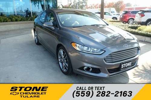*2014* *Ford* *Fusion* *Titanium* - cars & trucks - by dealer -... for sale in Tulare, CA
