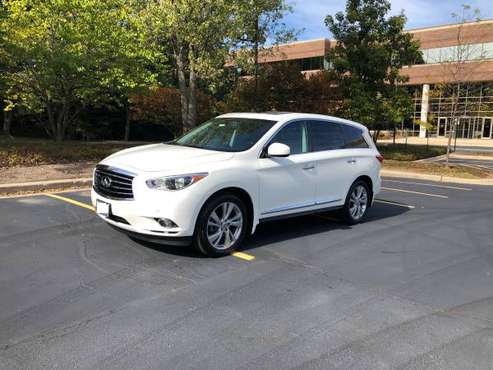 2013 Infiniti JX35 QX60 Fully Loaded White On Black for sale in Schaumburg, IL