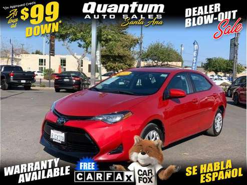 2019 Toyota Corolla LE Sedan 4D - cars & trucks - by dealer -... for sale in Santa Ana, CA