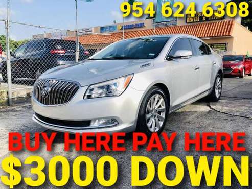 BUICK LACROSSE 3000 DOWN BUY HERE PAY HERE - - by for sale in Hollywood, FL