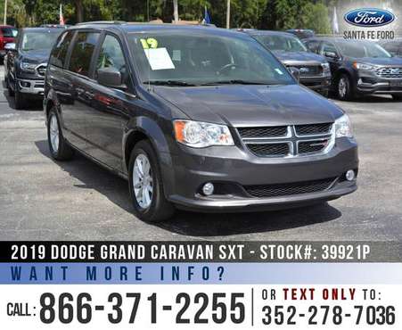 2019 Dodge Grand Caravan SXT *** SiriusXM, Leather, 3rd Row, Bluetooth for sale in Alachua, FL