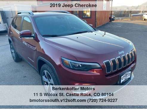 2019 Jeep Cherokee Limited In House Financing For Those Who Qualify... for sale in Castle Rock, CO