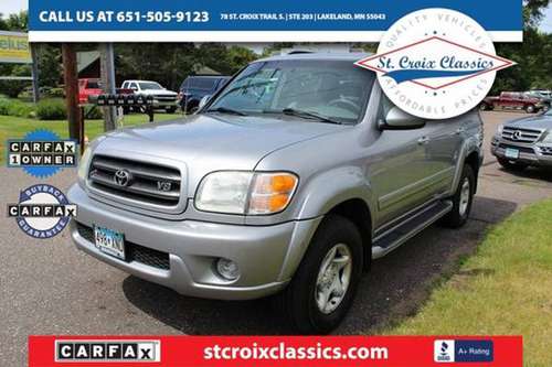SALE**2002 TOYOTA SEQUOIA SR5 4X4 LIMITED**WELL MAINTAINED** for sale in Lakeland, MN