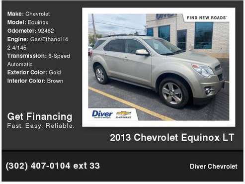 2013 Chevrolet Chevy Equinox Lt - - by dealer for sale in Wilmington, DE