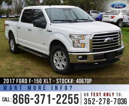 2017 Ford F150 XLT Touchscreen - Ecoboost - Camera - cars & for sale in Alachua, GA