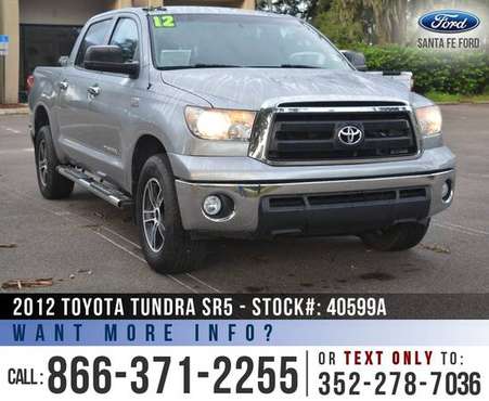 *** 2012 Toyota Tundra SR5 *** Cruise - Camera - Tinted Windows -... for sale in Alachua, GA