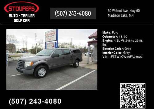 2010 Ford F-150 XL CREW CAB - cars & trucks - by dealer - vehicle... for sale in Madison Lake, MN