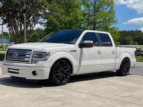 Lowered 11 Ford F-150 Lariat 130k 5 0l new wheels and tires! for sale in Easley, SC