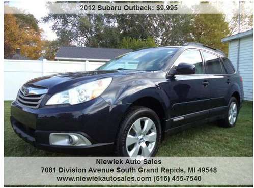2012 Subaru Outback 2.5i Limited stk #2333 - cars & trucks - by... for sale in Grand Rapids, MI