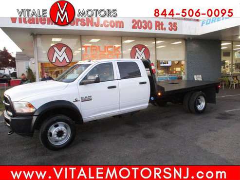 2015 RAM 5500 CREW CAB FLAT BED, 4X4 DIESEL, GOOSENECK - cars & for sale in south amboy, VT