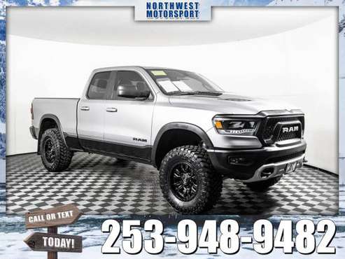 *ONE OWNER* Lifted 2019 *Dodge Ram* 1500 Rebel 4x4 - cars & trucks -... for sale in PUYALLUP, WA