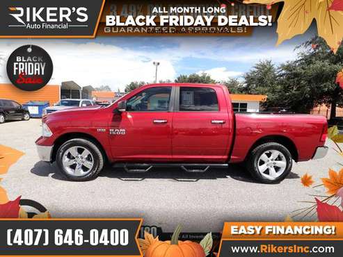 $264/mo - 2014 Ram 1500 Big Horn Crew Cab - 100 Approved! - cars &... for sale in Kissimmee, FL