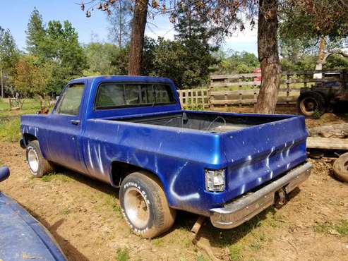 1973 Chevy short bed for sale in Foresthill, CA