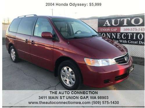 2004 Honda Odyssey EX-L - cars & trucks - by dealer - vehicle... for sale in Union Gap, WA