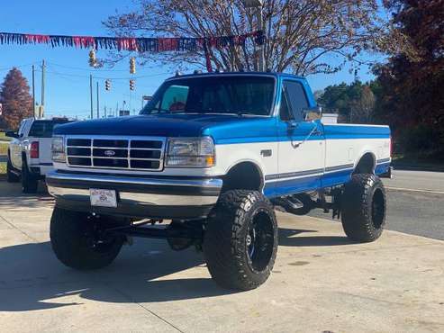 Lifted 94 f350 5 speed 4x4 GAS southern truck clean title - cars &... for sale in Easley, SC