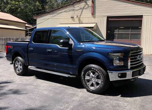 2016 Blue Ford F-150 F150 XLT Crew Cab FX4 - 54k miles for sale in Dover, PA