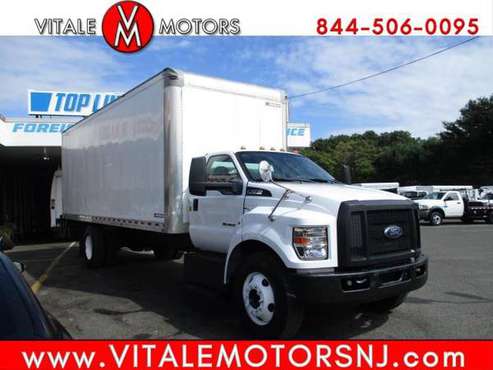 2016 Ford Super Duty F-650 Straight Frame 24 FOOT BOX TRUCK LIFT... for sale in south amboy, IA