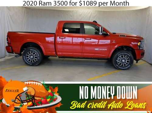 $1089/mo 2020 Ram 3500 Bad Credit & No Money Down OK - cars & trucks... for sale in Chicago, IL