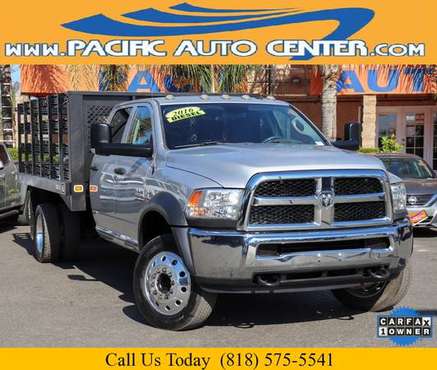 2017 Ram 5500 Diesel Tradesman Crew Cab 4x4 Utility Stake Bed #34039... for sale in Fontana, CA