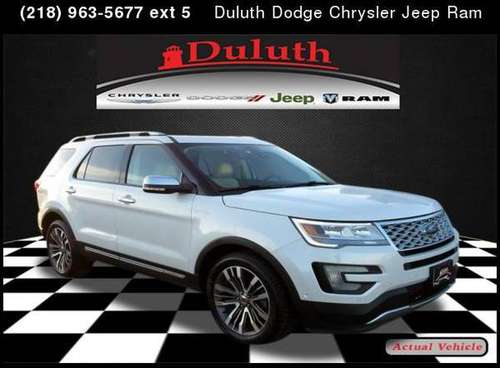 2017 Ford Explorer Platinum - cars & trucks - by dealer - vehicle... for sale in Duluth, MN