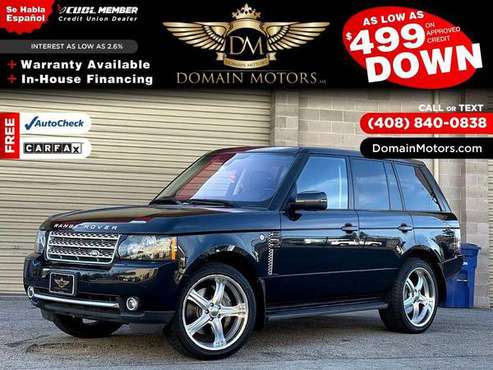 2012 Land Rover Range Rover Supercharged 4x4 4dr SUV - Wholesale for sale in Santa Cruz, CA