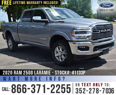 2020 RAM 2500 LARAMIE Touchscreen, Leather Seats, Remote Start for sale in Alachua, FL