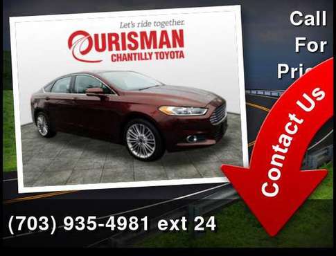 2016 Ford Fusion SE**Ask About Our LIFETIME Warranty** Call For... for sale in CHANTILLY, District Of Columbia