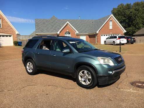 2009 GMC Acadia SLT...3rd Row Seating. Runs Great..!! for sale in Memphis, TN