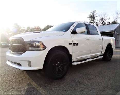 2018 Ram 1500 NIGHT Crew Cab 4x4 NAV Leather LOADED 1-Owner Clean for sale in Hampton Falls, MA